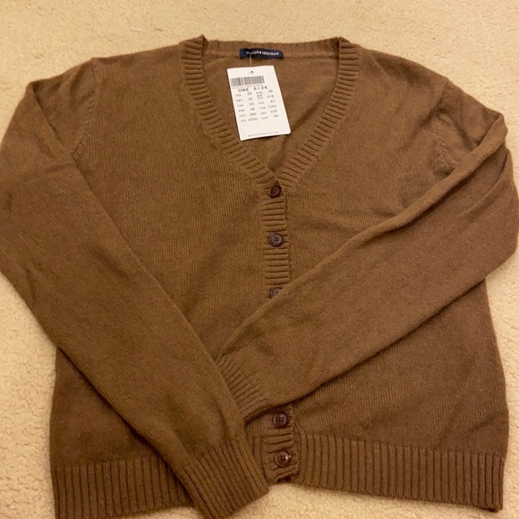 Brandy Melville Sweaters - Brandy Melville brown cardigan xs